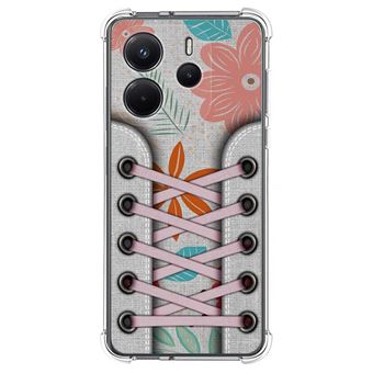 Capa TUMUNDOSMARTPHONE de silicone à prova de choque para Xiaomi Redmi Note 14 4G Sneakers Design 09 Desenhos - 1