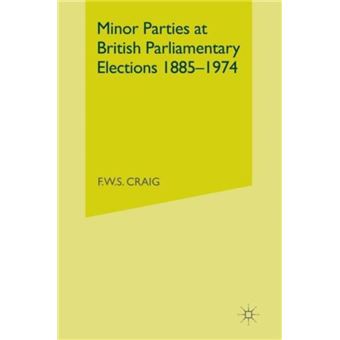 Minor Parties At British Parliamentary Elections 18851974 - 1