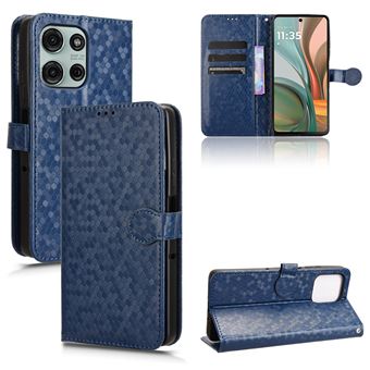 Capa FOXDOCK para Motorola MOTO G75 5G | Fecho Magnético | TPU Macio | Compartimentos para Cartões | Azul - 1