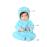 Disfarce Atosa Azul Kiokids, T. 12-24 Meses_0