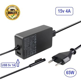 Carregador Multi4you 65W para Microsoft Surface Pro 3 - Pro 4 - Laptop - Book - PRO 2017 - GO 2018 - 1