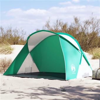 Tenda de praia vidaXL | 2 Pessoas | pop-up | impermeável | verde mar - 1