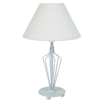 Candeeiro de Mesa Tosel CAP FERRAT 63835 Branco Escovado - 1