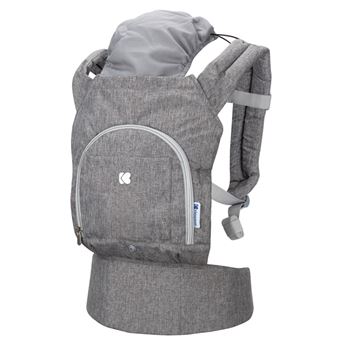 Porta bebés Kikka Boo Hoody Gris - 1