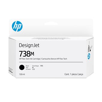 Cabeça de Impressão HP Tinteiro preto 738M DesignJet de 130 ml - 1