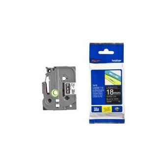 Fita Rotuladora Brother TZE345 18mm Preto - 1