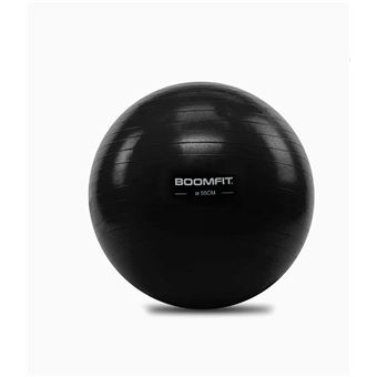 Bola de Pilates BOOMFIT | Preta | 55cm - 1