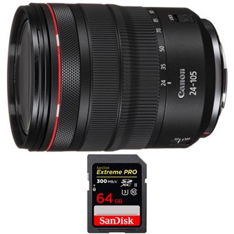 Canon RF 24-105 mm f/4L IS USM + 1 SanDisk 64GB Extreme PRO UHS-II 300 MB/s + PDF 15 Técnicas para Melhorar as suas Fotografias - 1
