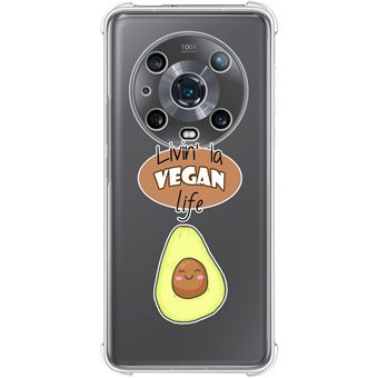Capa Tumundosmartphone de silicone anti-choque para Honor Magic 4 Pro 5G design Vegan Life desenhos - 1