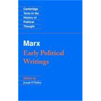 Marx, Cambridge Texts In The History Of Political Thought - 1
