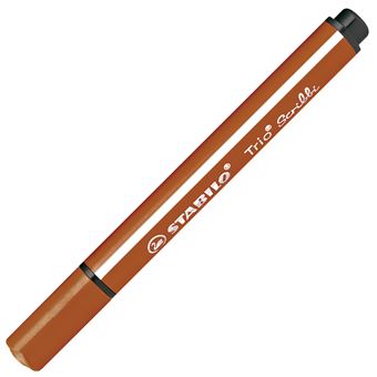 Caneta de Feltro STABILO Trio Scribbi | Castanho - 1