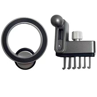 Suporte magnético do telemóvel do carro adequado V-REEL para Tesla Model 3/Y (2020-2023) | Preto - 1