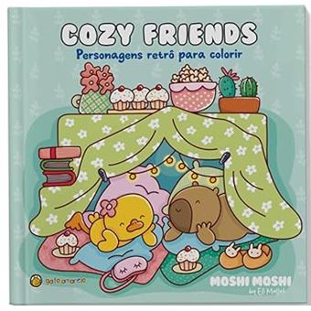 Cozy Friends: Personagens Retrô Para Colorir (Volume 1) - 1