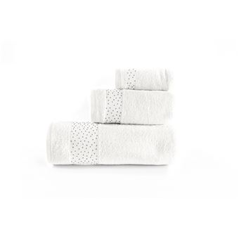 Jogo de Banho Blume for Home Musca | 3 Peças | 100% Algodão | Branco - 1