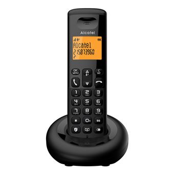 Telefono Fisso Cordless Alcatel E160 – Display Ampio, Blocco Chiamate Indesiderate E 3 Tasti Diretti, Modello Nero Compatto - 2