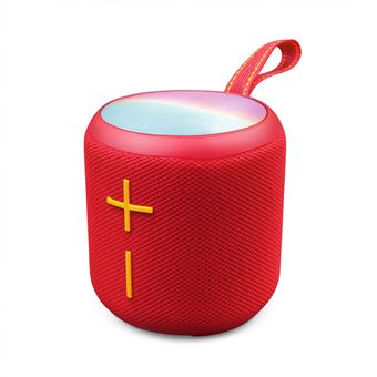 Coluna Wireless Portátil com Luz LED 10W Sanda SK-20 | Vermelho - 1