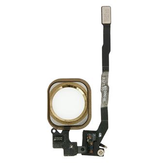 Botão Home Completo com Conector de Ligação Avizar para iPhone Apple 5S / SE - Branco - 1