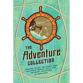 The Adventure Collection : Treasure Island, The Jungle Book, Gulliver's Travels, White Fang, The Merry Adventures of Robin Hood - 1