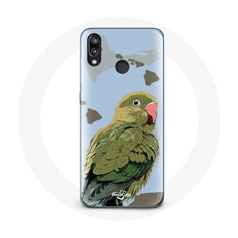 Capa Maniacase para Huawei P20 Lite Periquitos Pássaros Verdes - 1