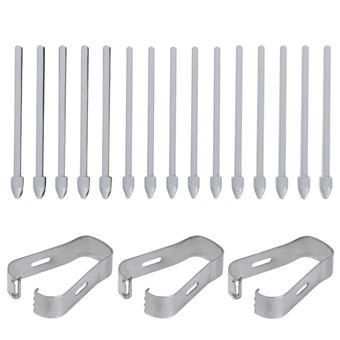 Pack Antiimpacto 15x Pontas S-Pen para Samsung Galaxy Tab S6 Lite | Cinzento - 1