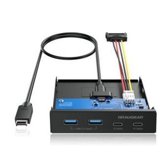 Peça de Caixa de Computador GRAUGEAR G-MP02 | Preto - 1