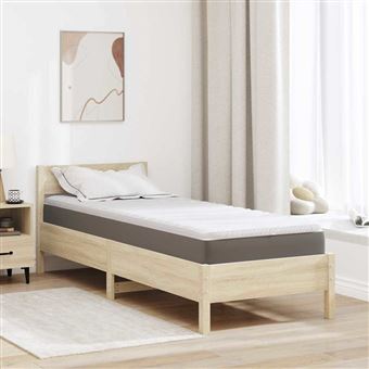Topper de Colchão vidaXL | Branco | 70 x 200 cm | Tecido de Tricô - 1