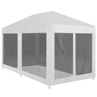 Tenda para Festas vidaXL com 6 Paredes Laterais em Rede 6X3M - 1