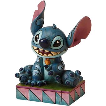 Figura Enesco Stitch Lilo & Stitch Disney Ohana Means Family Estatua | 10 cm - 1