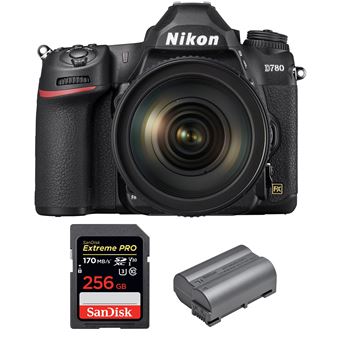 Nikon D780 24.5MP CMOS Full Frame + 24-120mm f/4G ED VR + SanDisk 256GB Extreme PRO UHS-I SDXC 170 MB/s + Nikon EN-EL15b - 1