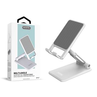 Suporte de Telemóvel / Tablet Universal Ajustável Accetel SP127W  - Branco - 1