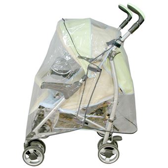 Capa de chuva para carrinhos de bebé Tex 104594823 | Transparente - 1