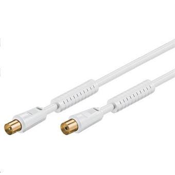 Cabo Coaxial Microconnect COAX010WHQ | Branco - 1