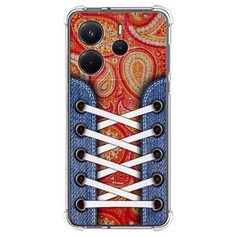 Capa TUMUNDOSMARTPHONE de silicone à prova de choque para Xiaomi Redmi Note 14 4G Sneakers Design 10 Desenhos - 1