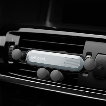 Suporte de Telemóvel por Gravidade Goeik para Carro This Is One Prata - 1