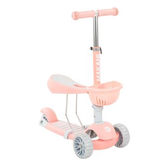 Scooter 3 em 1 Makani BonBon Candy Rosa - 1