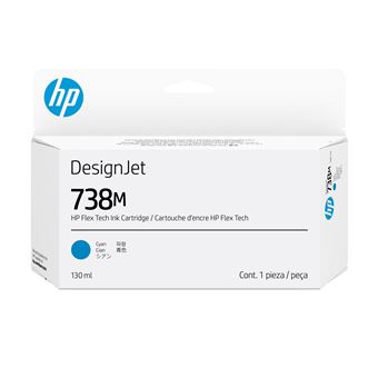 Cabeça de Impressão HP Tinteiro DesignJet 738M Ciano (130 ml) - 1