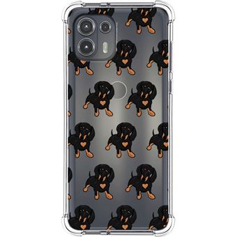 Capa Tumundosmartphone de silicone anti-choque para Motorola Edge 20 Lite design Cães 10 desenhos - 1