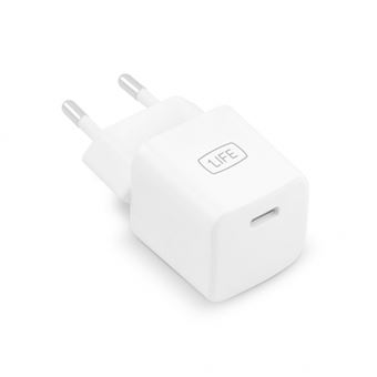 Carregador Rápido 1Life PA| 30W | USB-C - Branco - 1