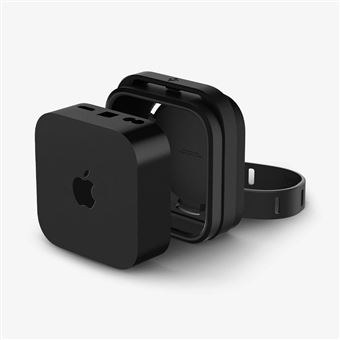 Suporte Spigen Apple TV 4K Silicone Fit Mount | Preto - 1