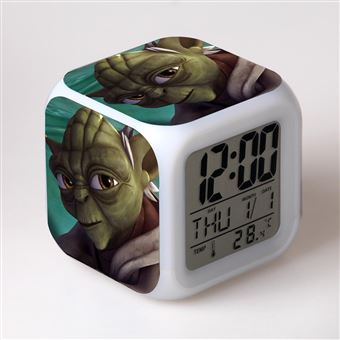 Despertador Infantil HSMY | LED | Multifuncional Colorido | Star Wars 11 - 1