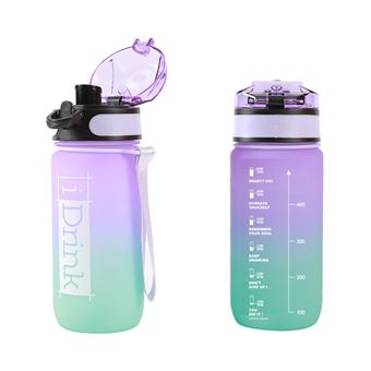 Garrafa Em Tritan I Drink | 500  ml | Lilás/Verde - 1