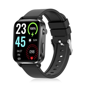 Smartwatch DAM F100 | Monitor de O2 | tensão e Termómetro | Multidesportos | 3,7x1,1x4,2 cm - Preto - 1