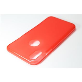 Capa skyhe Para Apple iPhone XS / X Gel Vermelho - 1