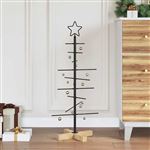 Árvore de Natal vidaXL | 89 cm | Aço com Revestimento em Pó | Preto