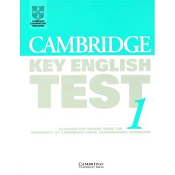 Cambridge Key English Test 1 Student's book - Examination Papers from the University of Cambridge Local Examinations Syndicate - Paperback - 1997 - 1