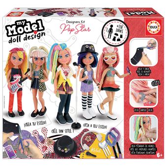 Jogo Educa My Model Doll Design Pop Star 19203 - 1