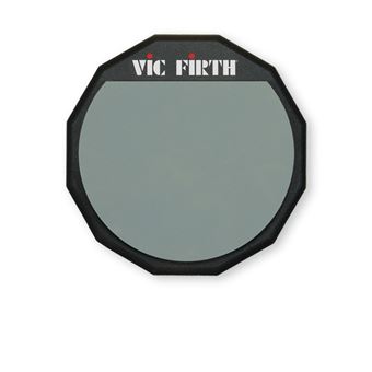 Vic Firth PAD12 Baquetas de bateria Almofada de percursão  Preto e Cinzento - 1