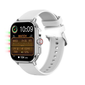 Smartwatch CHRONUS I120 | 1,95 " | Bluetooth | Monitor de Saúde | IP76 À Prova D 'Água | Prata - 1