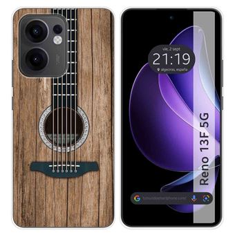 Capa TUMUNDOSMARTPHONE de Silicone para Oppo Reno 13F 4G / 13 F 5G Design de madeira 11 desenhos - 1