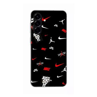 Capa Maniacase para Samsung Galaxy A56 | NIKE JORDAN BLANC ROUGE black background - 1